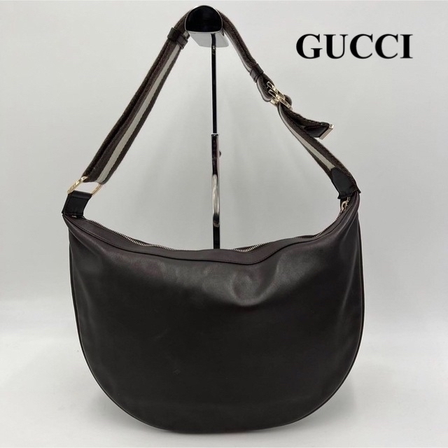 GUCCI バッグ シェリーライン ゴールド金具 レザー-