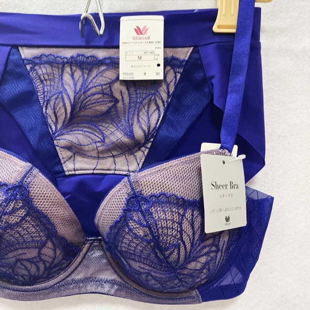 Wacoal(ワコール)のE70 ワコール [Sheer Bra] シアーブラ ブラジャー &ショーツ レディースの下着/アンダーウェア(ブラ&ショーツセット)の商品写真