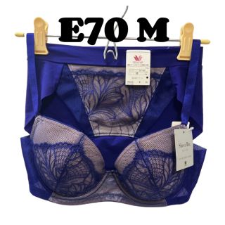 ワコール(Wacoal)のE70 ワコール [Sheer Bra] シアーブラ ブラジャー &ショーツ(ブラ&ショーツセット)