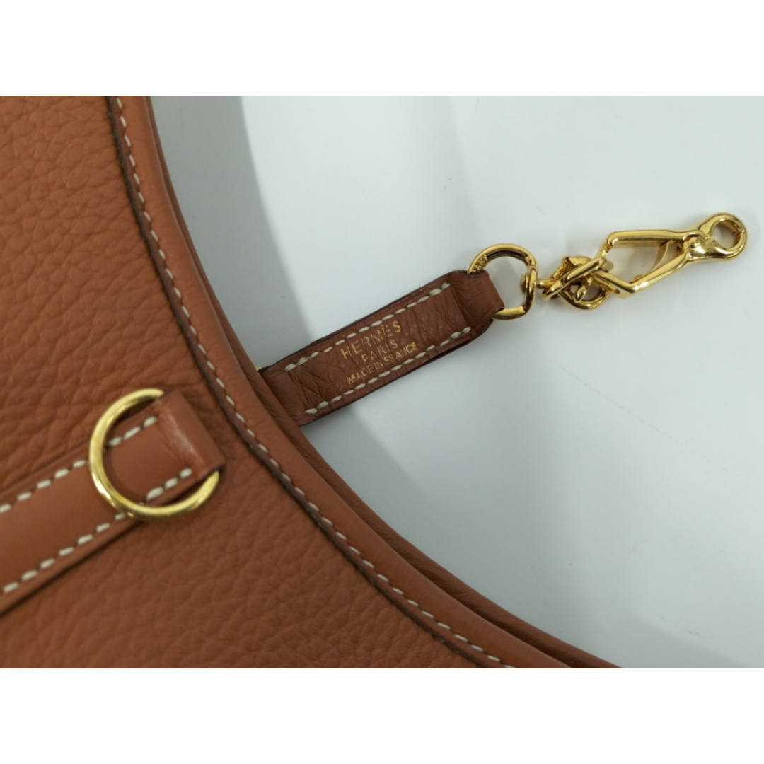 HERMES - HERMES トリム 31 ショルダーバッグ レザー ブラウン系 HERMES - HERMES トリム 31 ショルダーバッグ レザー ブラウン系
