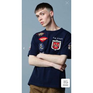 アヴィレックス(AVIREX)のAVIREX トップガン ワッペンTシャツ(Tシャツ/カットソー(半袖/袖なし))