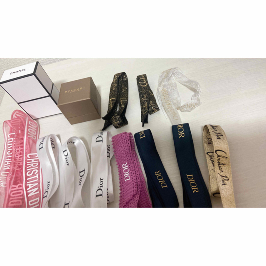 Christian Dior(クリスチャンディオール)のディオール、エルメスリボンなど インテリア/住まい/日用品のオフィス用品(ラッピング/包装)の商品写真