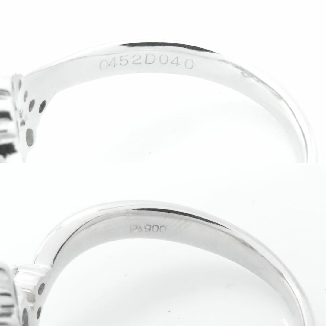 アレキサンドライト0.452ct ダイヤモンド0.40ct 15号 リング 指輪 Pt900プラチナ / 64932【中古】【FJ】 レディースのアクセサリー(リング(指輪))の商品写真