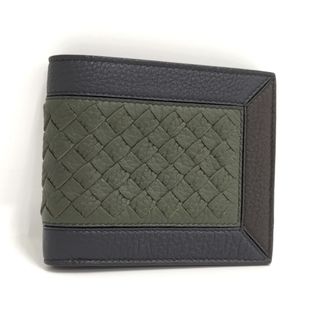 ボッテガヴェネタ(Bottega Veneta)のBOTTEGA VENETA イントレチャート 二つ折り 財布 札入れ レザー(財布)