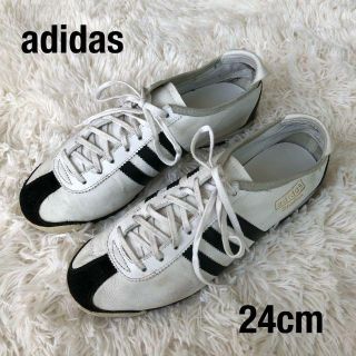 adidas - Adidasアディダス ITALIAイタリア レザースニーカー 白 ...