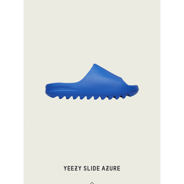 YEEZY（adidas）(イージー)のYEEZY SLIDE AZURE 24.5cm レディースの靴/シューズ(サンダル)の商品写真
