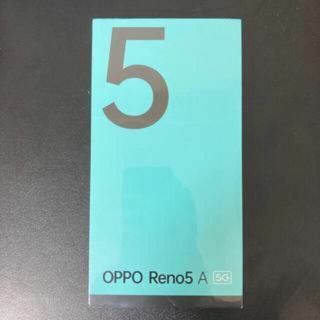 オッポ(OPPO)の2個【新品未開封】OPPO RENO5 A NA SIMフリー アイスブルー(スマートフォン本体)