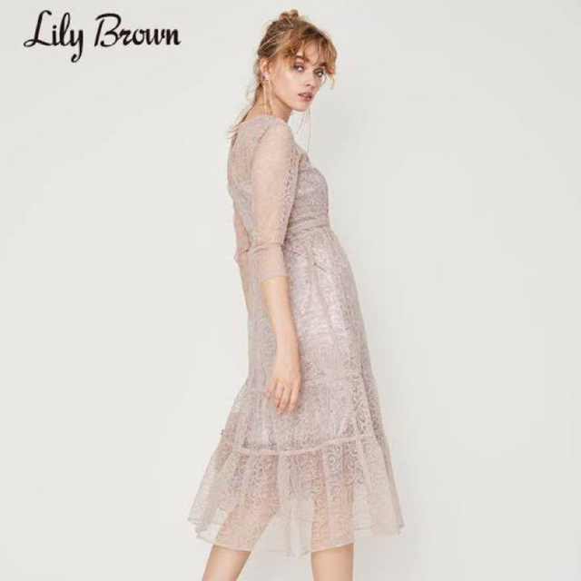 Lily Brown 美品 レースドレス