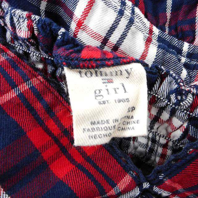 tommy girl(トミーガール)のトミーガール 国内正規品 チュニック フレア シャーリング コットン チェック レディースのトップス(チュニック)の商品写真