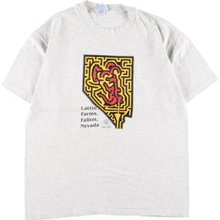 ヘインズ(Hanes)の古着 ヘインズ Hanes プリントTシャツ USA製 メンズXXL /eaa342083(Tシャツ/カットソー(半袖/袖なし))