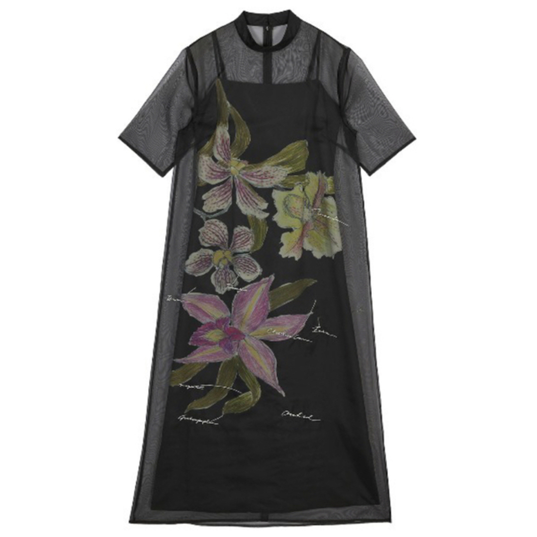 KEITAMARUYAMA AMERI SHEER LAYERED DRESS-