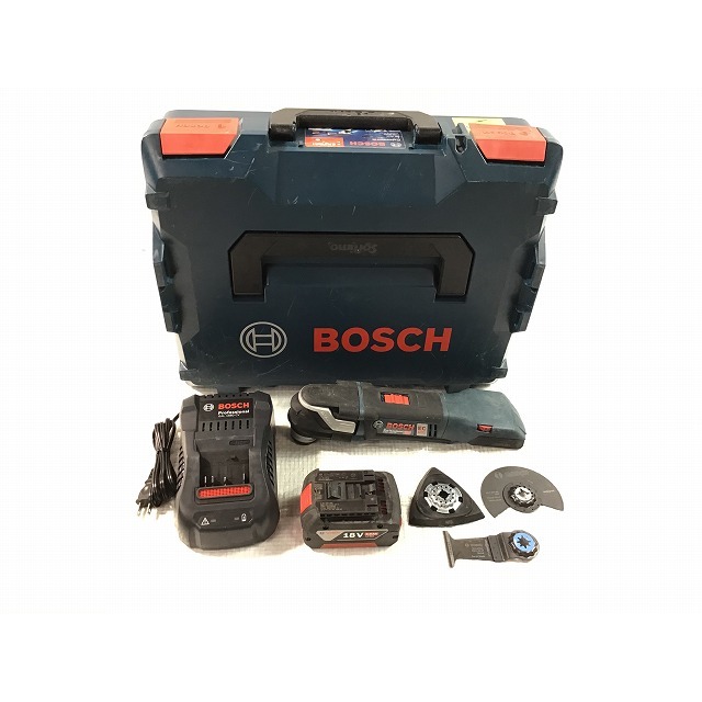 BOSCH(ボッシュ)の☆中古品☆ BOSCH ボッシュ 18V コードレスマルチツール GMF18V-28 6.0Ahバッテリー1個 充電器 ケース 替刃付き 71969 自動車/バイクのバイク(工具)の商品写真