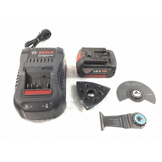 BOSCH(ボッシュ)の☆中古品☆ BOSCH ボッシュ 18V コードレスマルチツール GMF18V-28 6.0Ahバッテリー1個 充電器 ケース 替刃付き 71969 自動車/バイクのバイク(工具)の商品写真