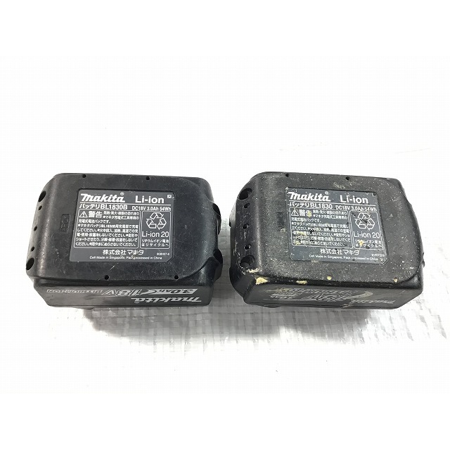 ☆中古品☆ 2個セット♪ makita マキタ 18V リチウムイオン ☆中古品☆ 2個セット♪ makita マキタ 18V リチウムイオン