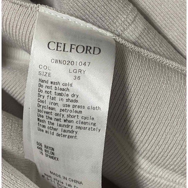 CELFORD(セルフォード)のウエストマークワンピース レディースのワンピース(ひざ丈ワンピース)の商品写真