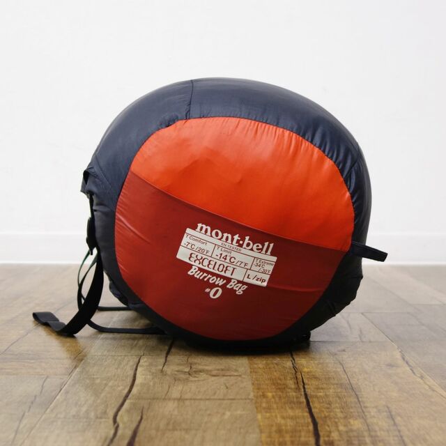 モンベル mont-bell Burrow Bag 0 L/ZIP 1121270 バロウバッグ マミー