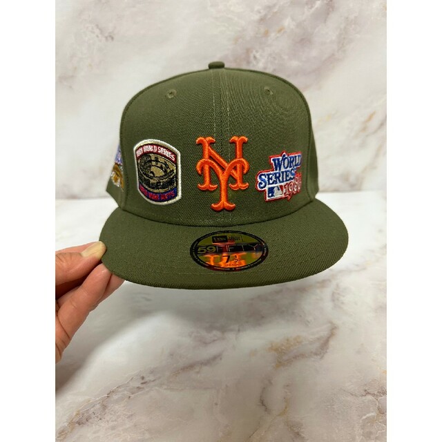 Newera 59fifty ニューヨークメッツ マルチサイドパッチ キャップ