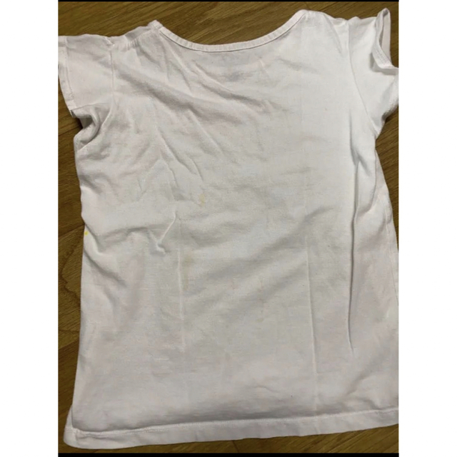 UNIQLO(ユニクロ)のUNIQLOユニクロ ノースリーブTシャツ プリンセス 120サイズ ホワイト キッズ/ベビー/マタニティのキッズ服女の子用(90cm~)(Tシャツ/カットソー)の商品写真