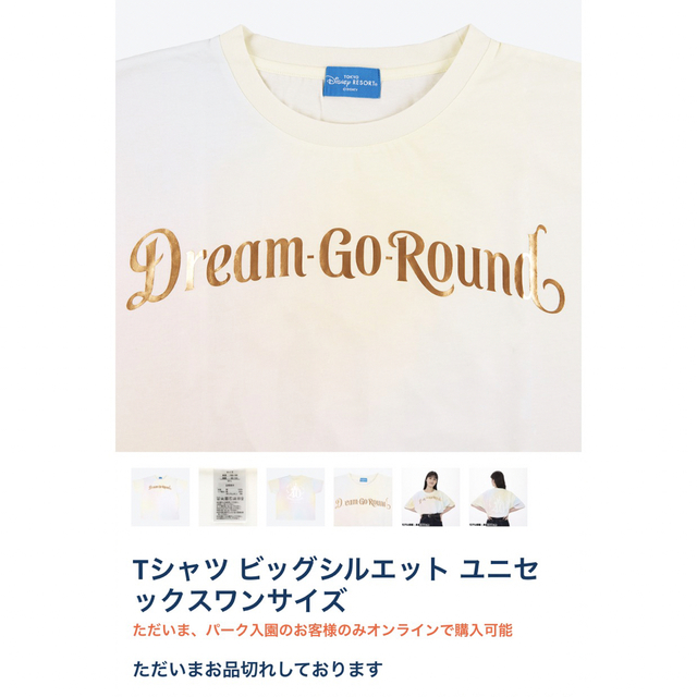 ディズニーランド 40周年　Tシャツ　ビッグシルエット　2枚セット