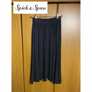 スピックアンドスパン(Spick & Span)のスピックアンドスパン S&S 黒 ロングスカート(ロングスカート)