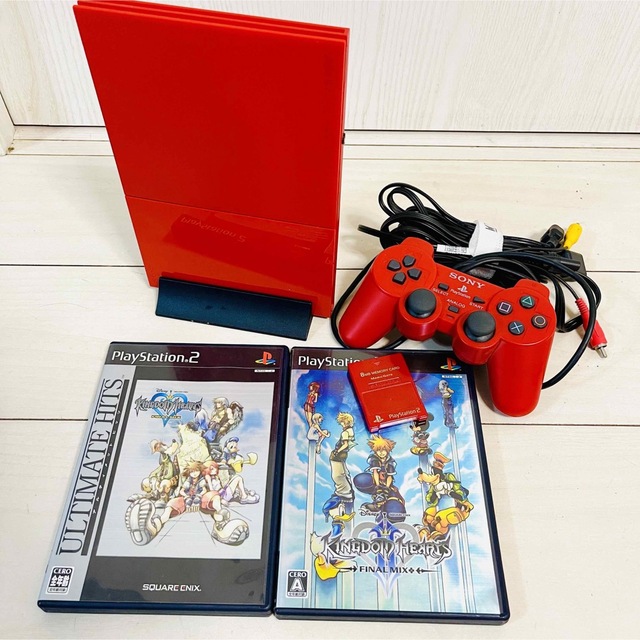 PlayStation2 本体 シナバーレッド SCPH-90000