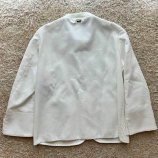 HERNO - 【未使用】HERNO ノーカラージャケット ジップブルゾン