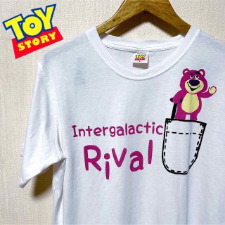 ディズニー(Disney)のTOY STORY トイストーリー ロッツォ Tシャツ 半袖 ホワイト 白 L(Tシャツ/カットソー(半袖/袖なし))