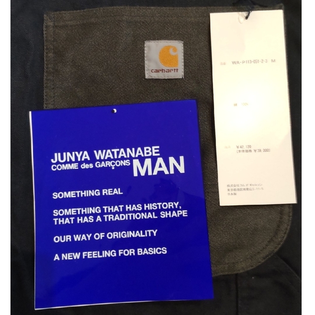 JUNYA WATANABE MAN(ジュンヤワタナベマン)のMサイズ　JUNYA WATANABE × CARHARTT ハーフパンツ メンズのパンツ(ショートパンツ)の商品写真