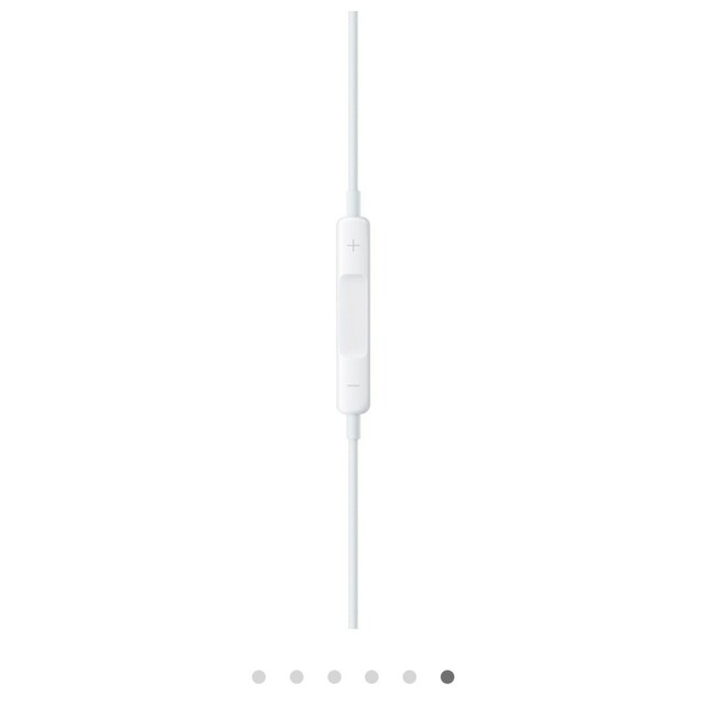 Apple(アップル)の【新品】Apple iPhone純正イヤホン(Lightning端子) スマホ/家電/カメラのオーディオ機器(ヘッドフォン/イヤフォン)の商品写真