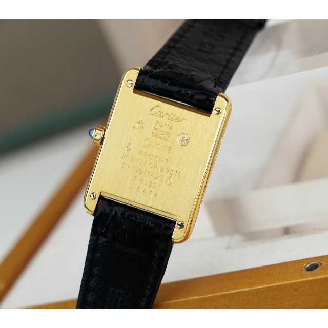 Cartier(カルティエ)の美品 カルティエ マスト タンク アイボリー ローマン SM Cartier  レディースのファッション小物(腕時計)の商品写真