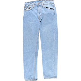 リーバイス(Levi's)の古着 90年代 リーバイス Levi's 505 REGULAR FIT STRAIGHT LEG テーパードデニムパンツ USA製 30 ヴィンテージ /eaa341814(デニム/ジーンズ)