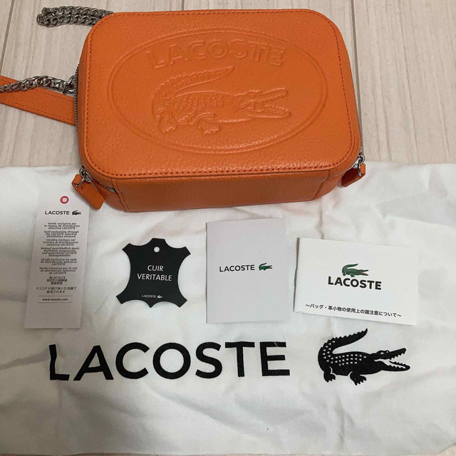 LACOSTE - 極美品 保管 ラコステ レディース ショルダーバッグ