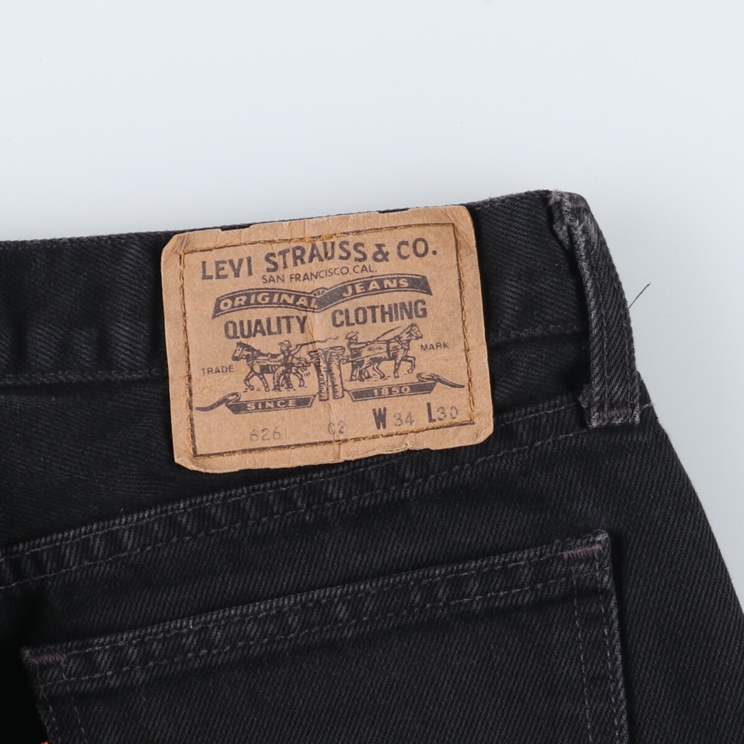 80年代 リーバイス Levi's 626 オレンジタブ ブラックジーンズ