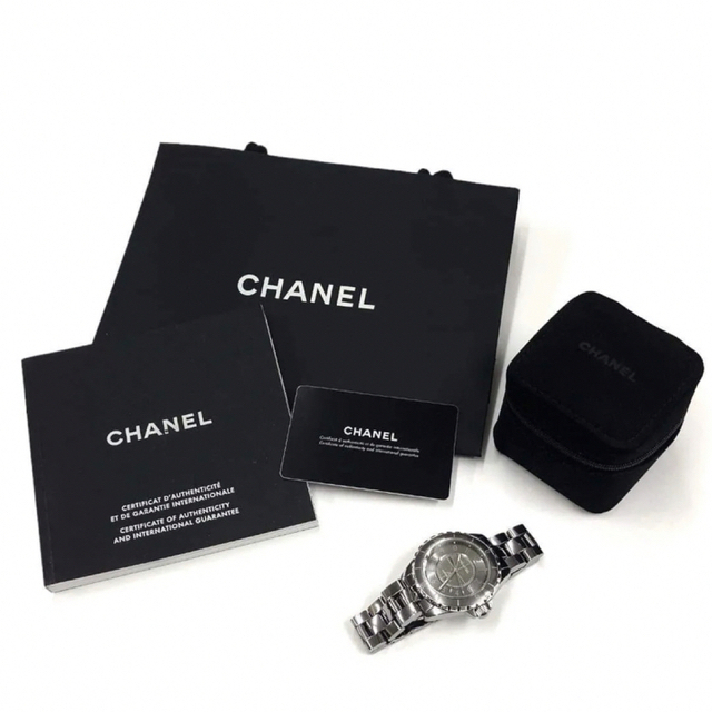 シャネル CHANEL J12クロマティック チタン 美品 希少41mm