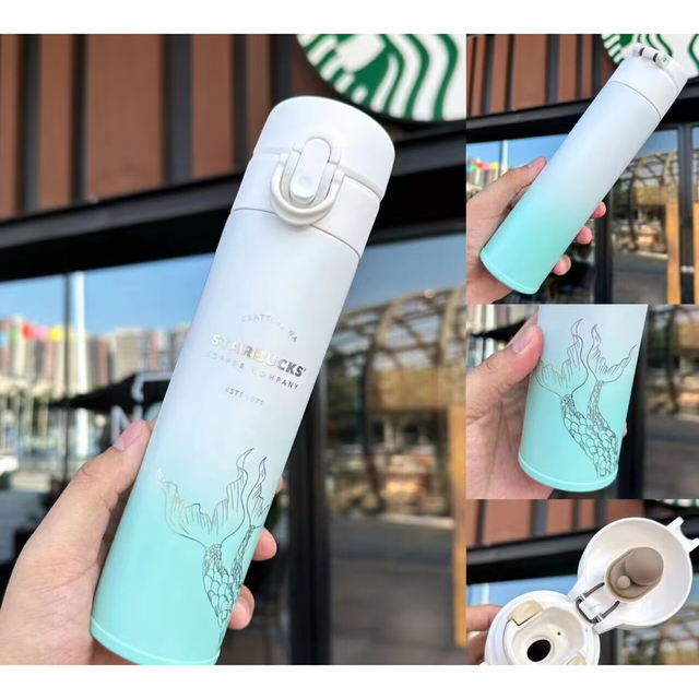 Starbucksスタバ中国50周年記念400ml☆海外限定品保温保冷ボトル