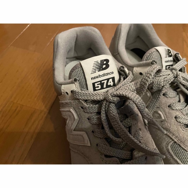 574（New Balance）(ゴーナナヨン)の【中古】New Balance WL574ZBA 厚底スニーカー レディースの靴/シューズ(スニーカー)の商品写真