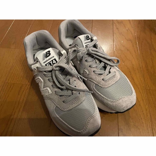 574（New Balance）(ゴーナナヨン)の【中古】New Balance WL574ZBA 厚底スニーカー レディースの靴/シューズ(スニーカー)の商品写真