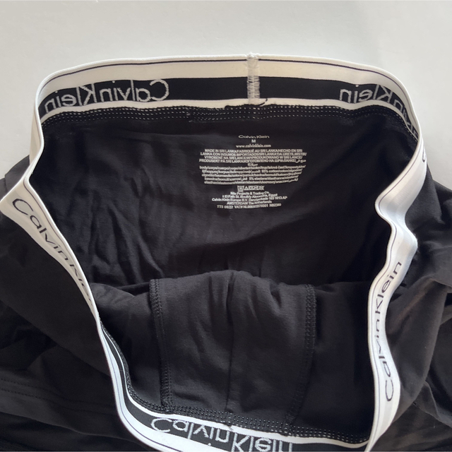 Calvin Klein(カルバンクライン)のカルバンクライン　メンズボクサー　ML-L ブラック　黒ボクサー　メンズインナー メンズのアンダーウェア(ボクサーパンツ)の商品写真