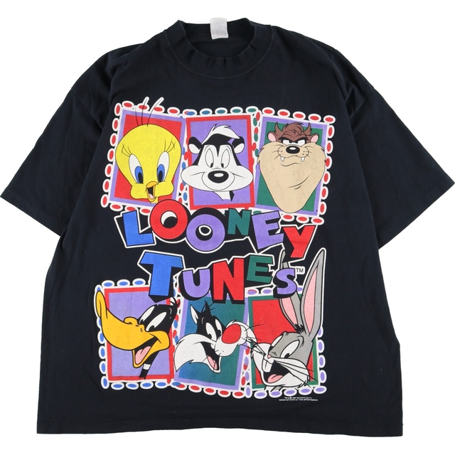 90年代 SUN sportswear LOONEY TUNES トゥイーティー キャラクタープリントTシャツ USA製 メンズXXL ヴィンテージ /eaa346962