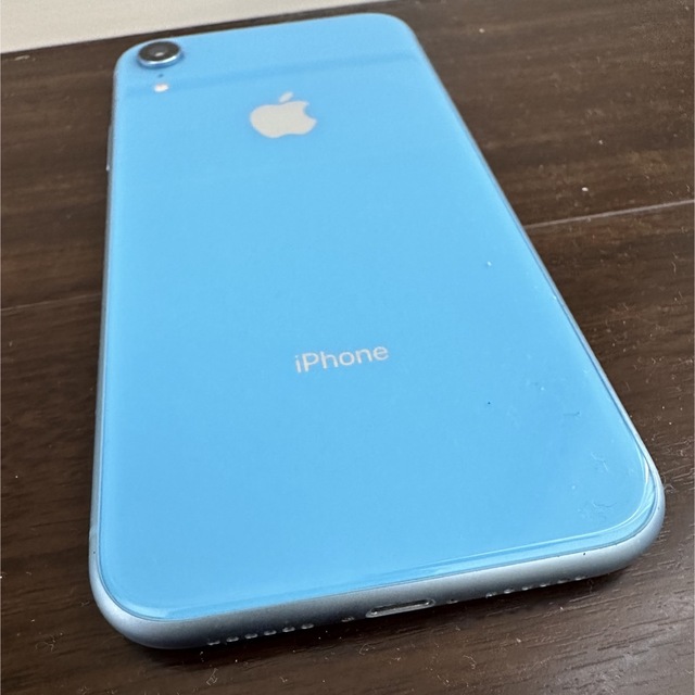 【売約済】iPhonexr本体128GB Blueブルー 青アイフォーンスマホ