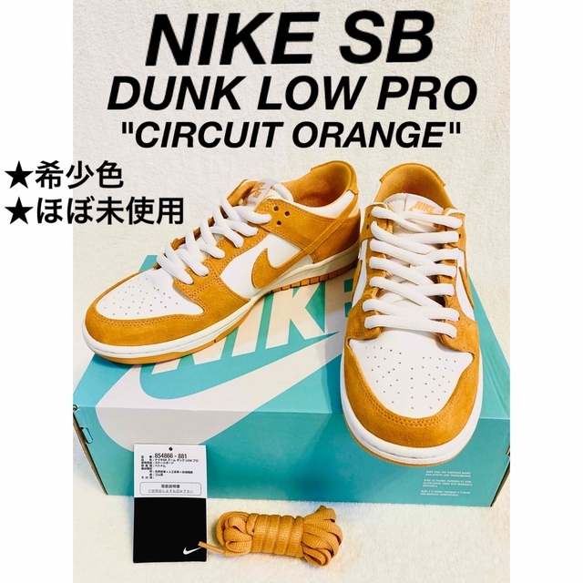 NIKE(ナイキ)のです様★希少色★ NIKE SB ZOOM DUNK LOW PRO メンズの靴/シューズ(スニーカー)の商品写真