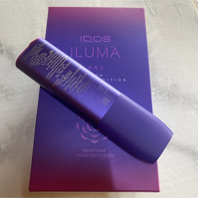 iQOS ILUMAONE イルマワン レーザー加工 祈り手 聖書 ロザリオ 紫 1