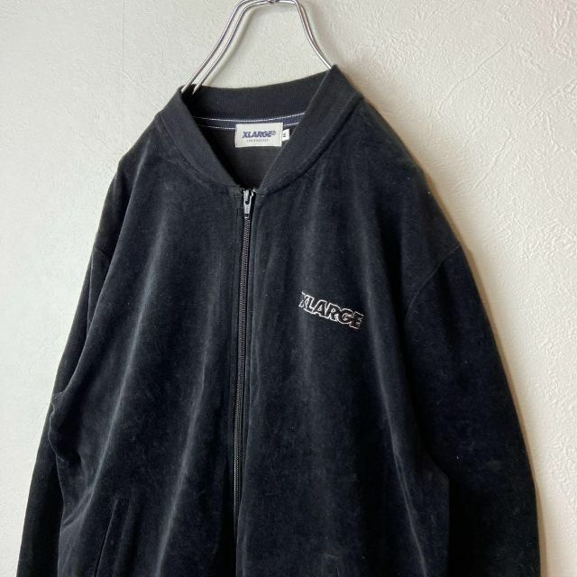 XLARGE - 【高級感抜群ベロア、背面ビッグ刺繍ロゴ】X-LARGEトラック