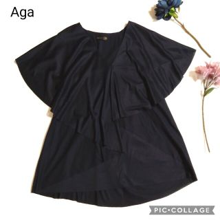 スコットクラブ(SCOT CLUB)のちさと様専用になります【タグ付き】agaレイヤードVネックカットソー(Tシャツ/カットソー(半袖/袖なし))