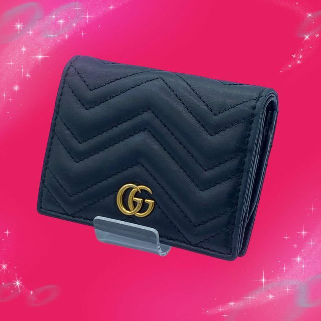 送料等無料 《美品》 グッチ GGマーモント レザー キルティング