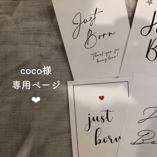 ˗ˏˋ  coco様　専用ページ ˎˊ˗(命名紙)