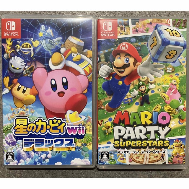 星のカービィ Wii デラックス + マリオパーティスーパースターズ　2本セット