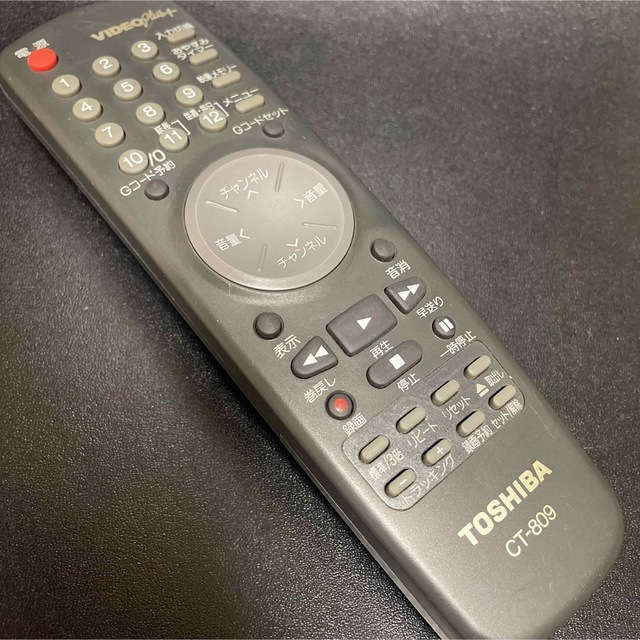 TOSHIBA テレビ ビデオ リモコン CT-809 | フリマアプリ ラクマ