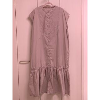 シマムラ(しまむら)の●値下げ●美品 しまむら ティアードワンピース フレンチスリーブ M(ロングワンピース/マキシワンピース)