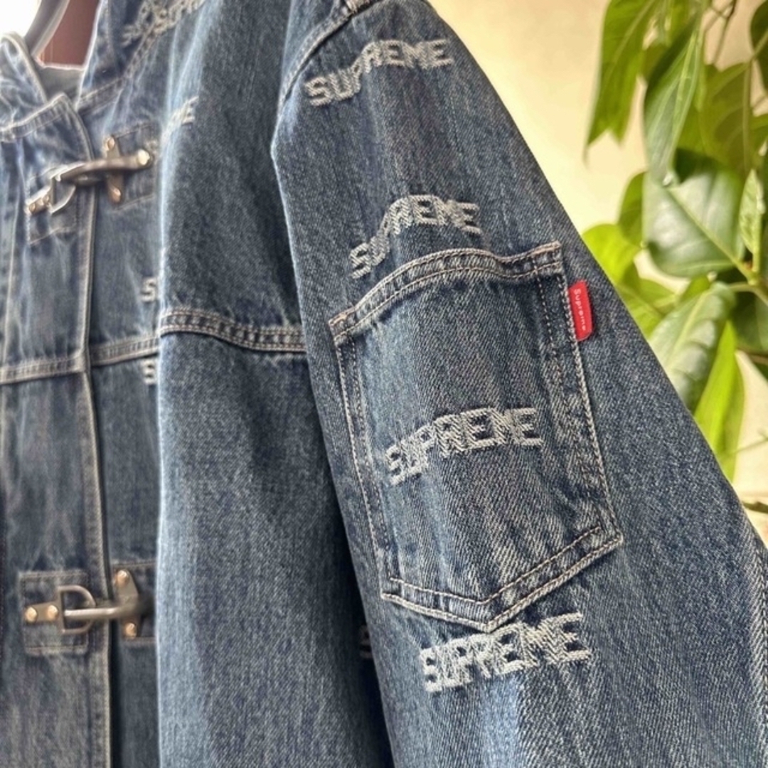 【supreme】Logo Denim Turnout Jacket